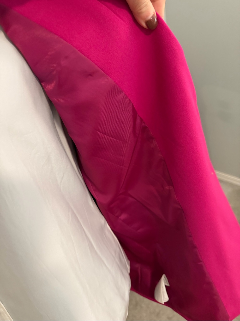 Michael Kors Hot Pink Tailored Blazer & Pants, size 8, worn once - Picture 7 of 13